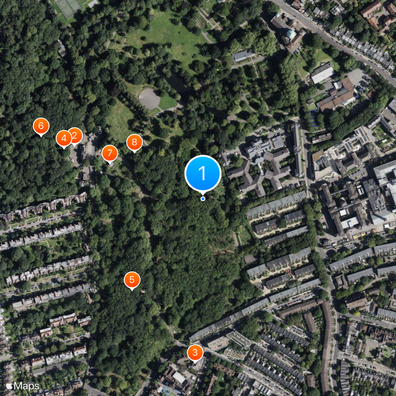 Tombe de Karl Marx Carte