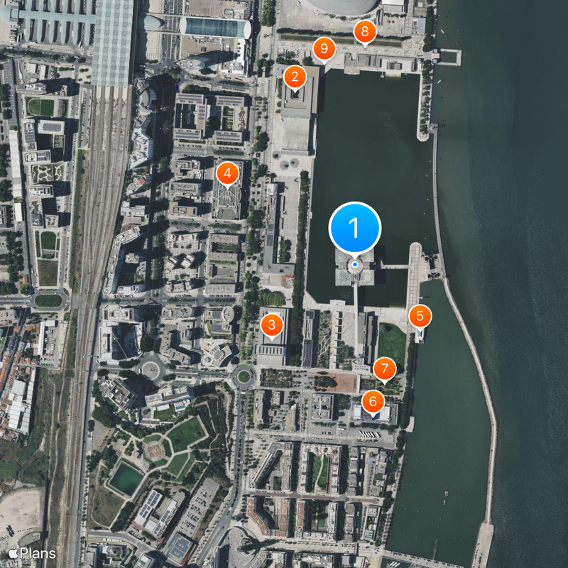 Lisbon Oceanarium Map