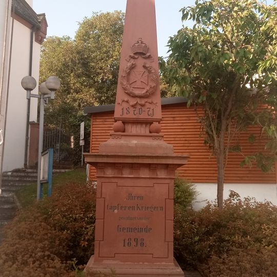 Franco-Prussian War memorial in Heckfeld