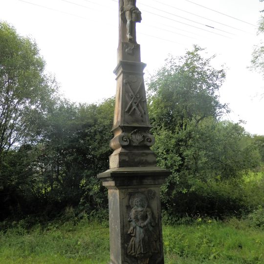 Wayside cross in Šnekov