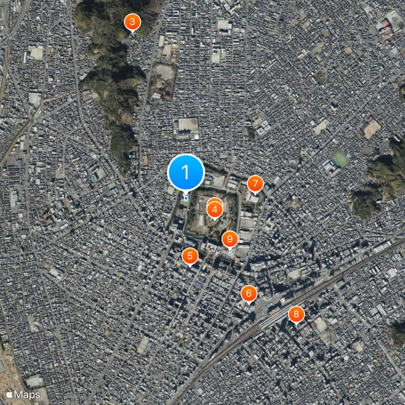 Shizuoka Futaba Junior and Senior High School Map