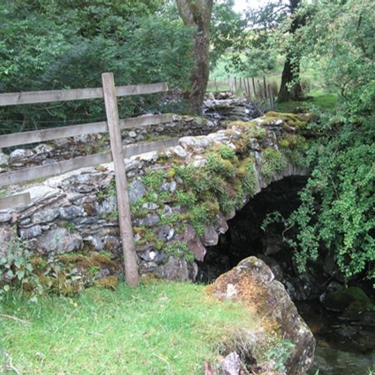 Coombe Gill packhorse bridge
