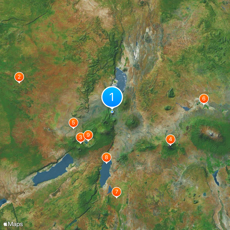 Ol Doinyo Lengaï Carte