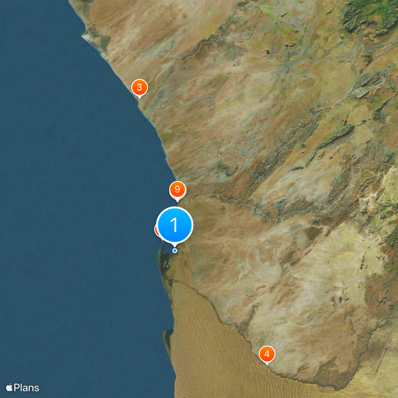 Walvis Bay Mapa