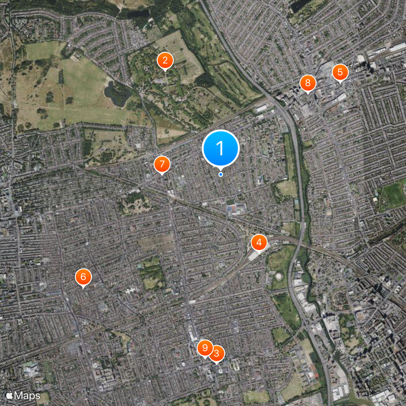 Manor Park Map