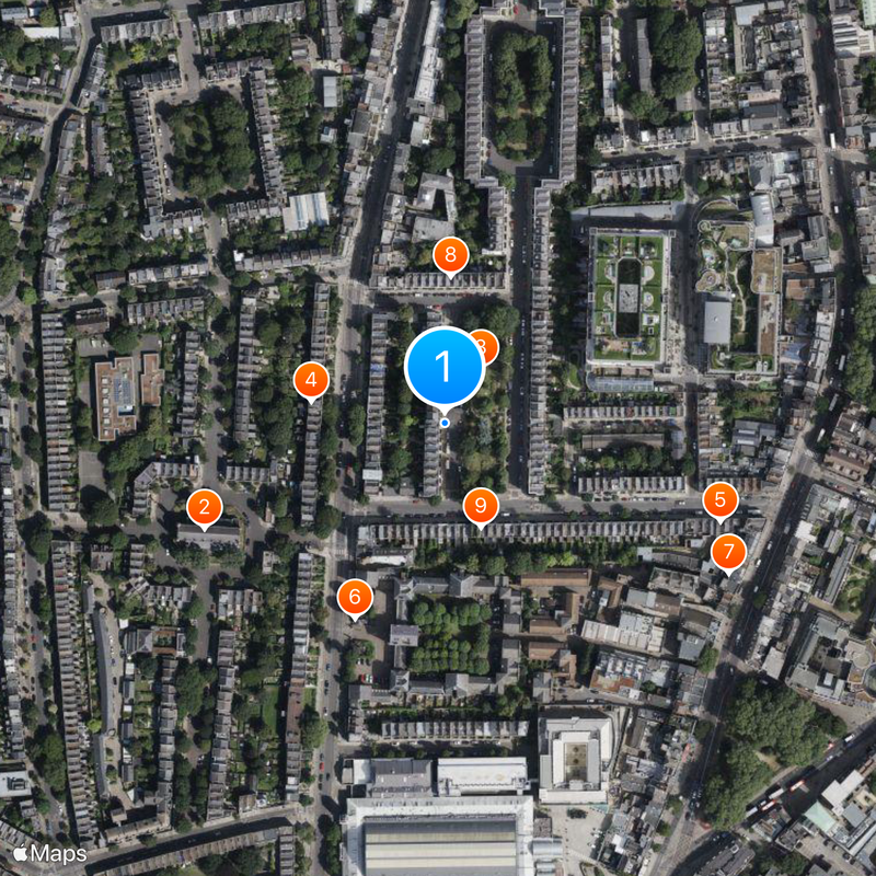 Islington South and Finsbury Map