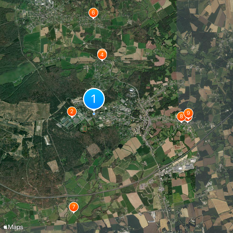 Escuela Especial Militar de Saint-Cyr Mapa