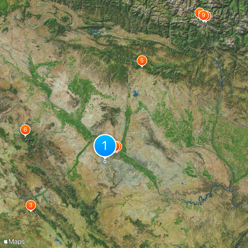 Province de Saragosse Carte