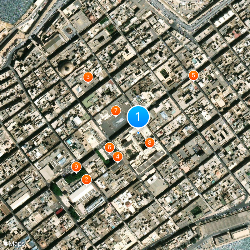 Grootmeesterspaleis Kaart