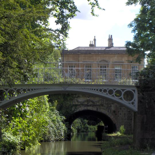 Footbridge Over Canal In Sydney Gardens