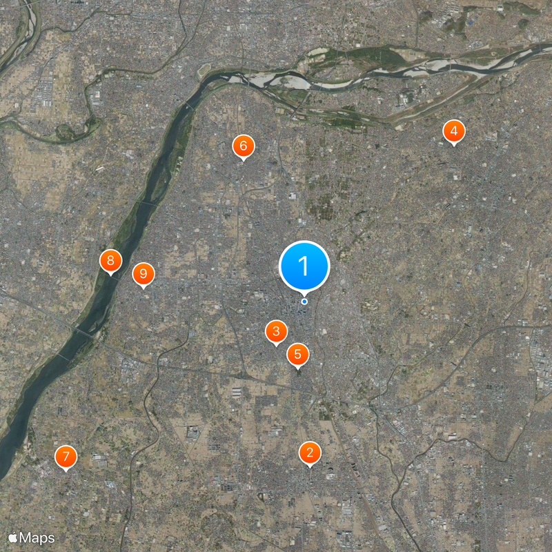 Owari-ichinomiya Mapa