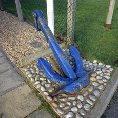 An Admiralty Pattern anchor taken from a trawler ship off Normans Bay.