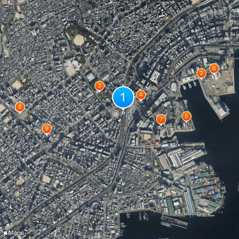 Kōbe Station Map