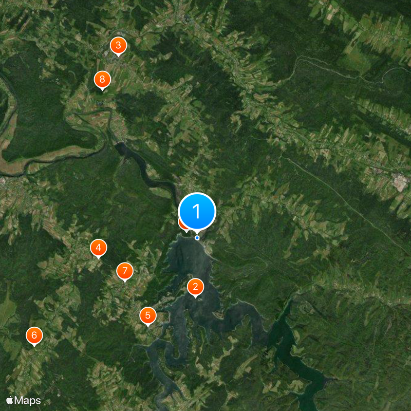 Solina Dam Map