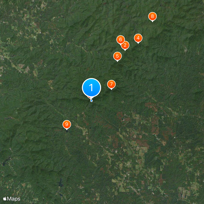 Amicalola Falls State Park Mapa