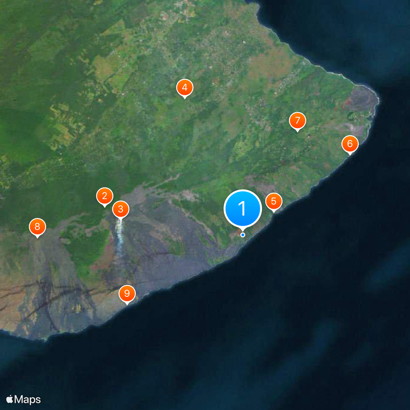 Kalapana Map