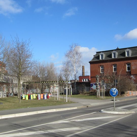 Kontor mit Einfriedung Naumburger Straße 48