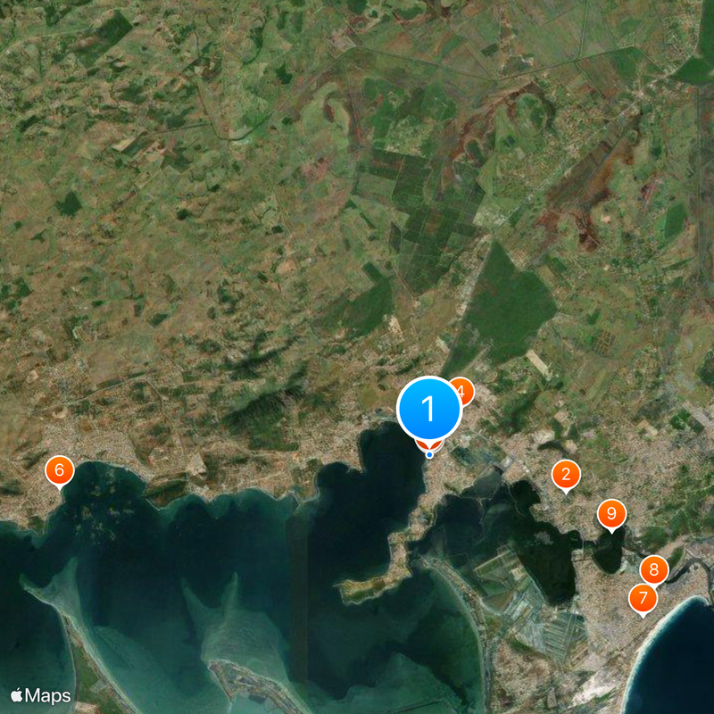 São Pedro da Aldeia Map