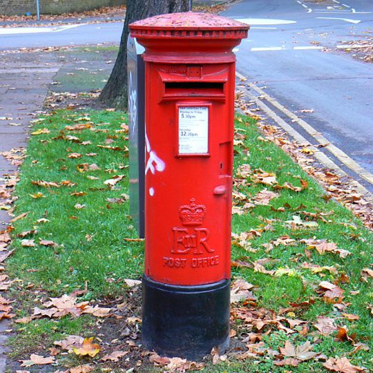 Pillar Box On East Side Of Junction With All Saints Road