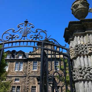 Edinburgh, Drummond Street, Gates And Gate Piers