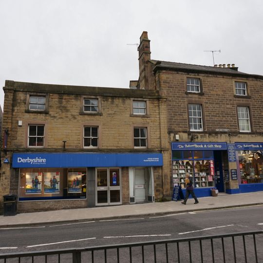 Premises occupied by Derbyshire Building Society and flat above At SK 2175 6845
