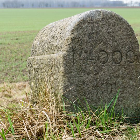 Streckenmarkierungsstein Nr. 14