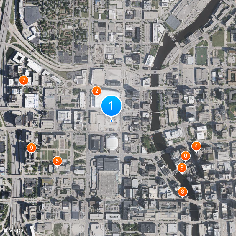 Bradley Center Map