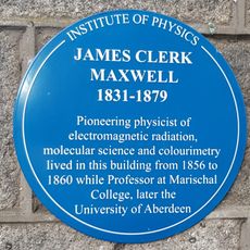 Commemorative plaque to James Clerk Maxwell