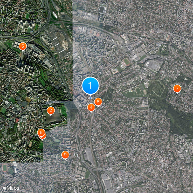 Rosny-sous-Bois Mapa