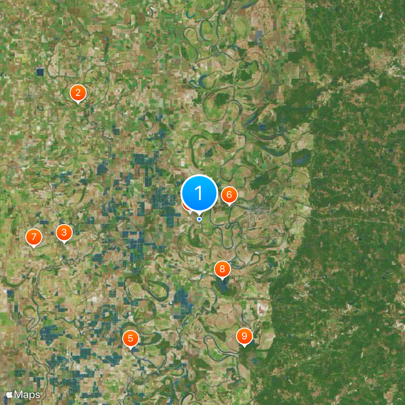 Itta Bena Map