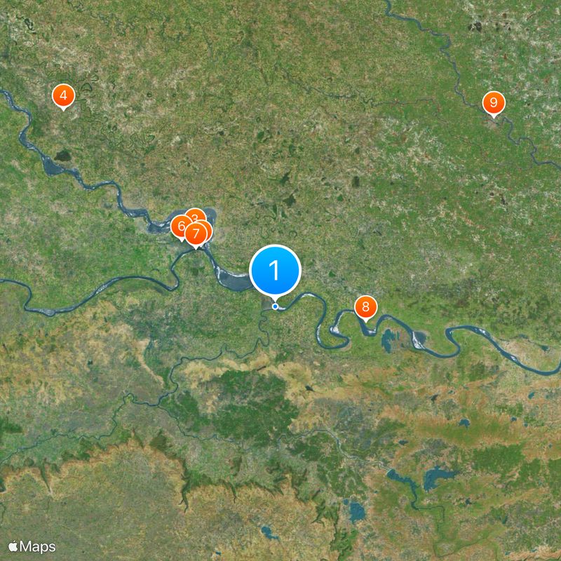 Tamsa River Map