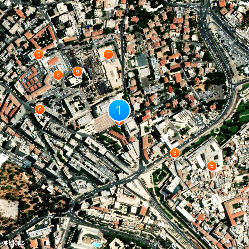 Municipality of Jerusalem Map