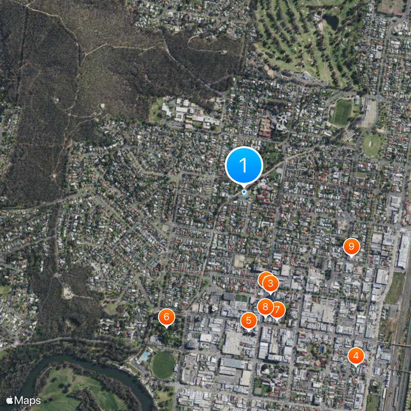 Albury Mappa