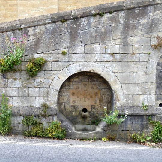Ramped Path To Right At South End Of Well Path  Wall In Front Of Builder's Yard