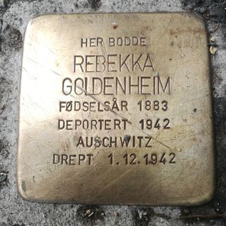 Stolperstein für Rebekka Goldenheim