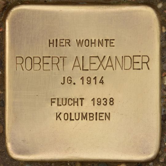 Stolperstein für Robert Alexander