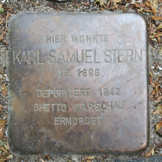 Stolperstein voor Karl Samuel Stern