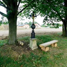 Pamětní kříž na západním okraji Vřesníku