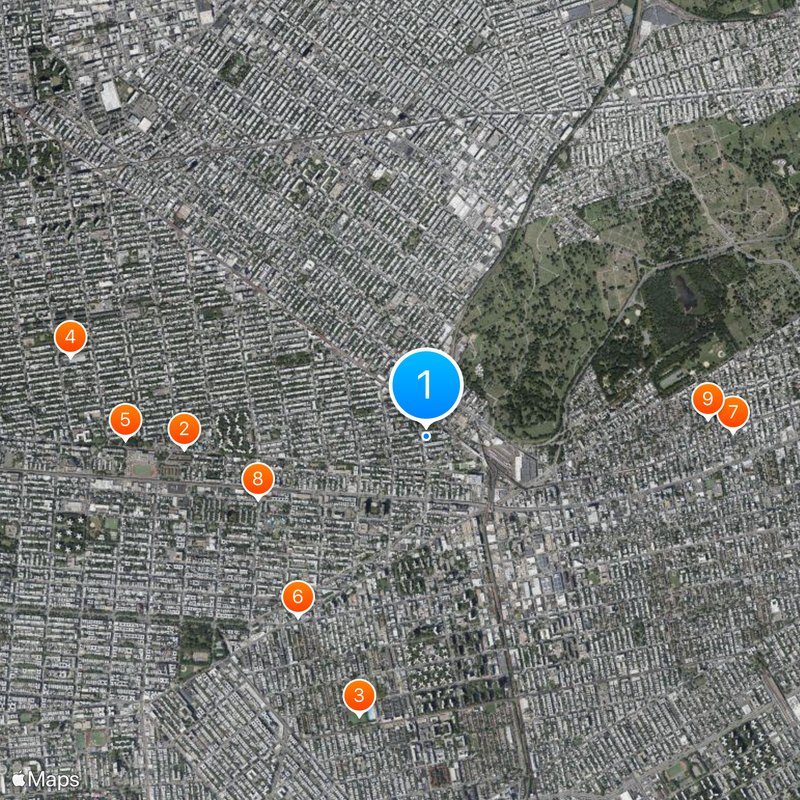 Ocean Hill Map