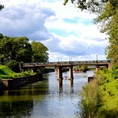 Petrovsky Bridge in Shlisselburg