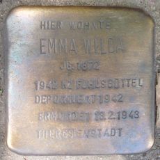 Stolperstein dedicated to Emma Wilda