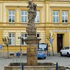 Fountain with statue of Maria Virgin Immaculata in Železný Brod