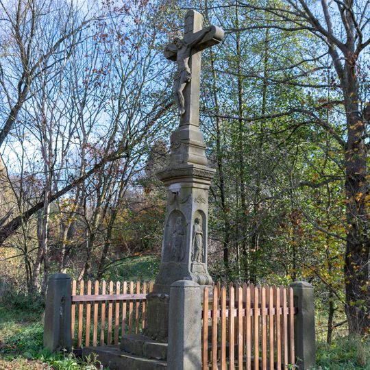 Wayside cross in Horní Teplice