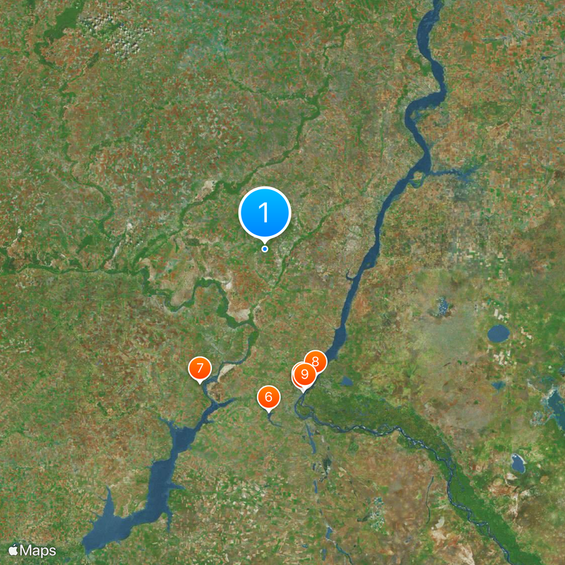 Oblast de Volgogrado Mapa