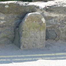 Milestone on Pont Fach