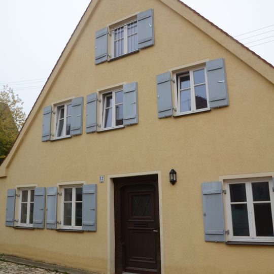 Hölzernes Türgerüst