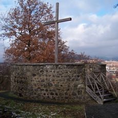 Kříž na bývalém popravišti na Větruši v Ústí nad Labem