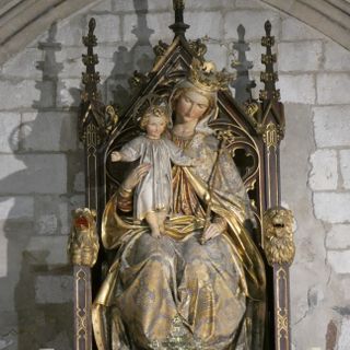 Vierge à l'Enfant du chœur d'hiver de la cathédrale Saint-Jean de Lyon