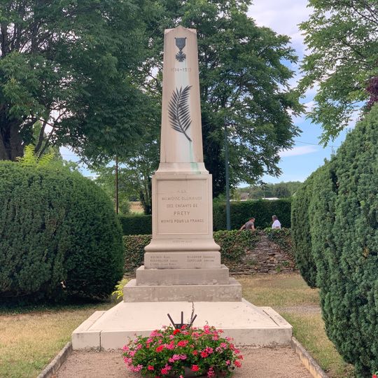 War memorial of Préty