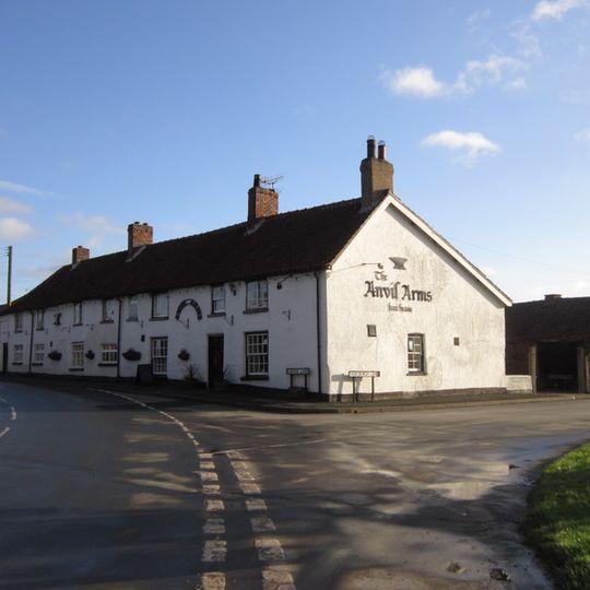 The Anvil Arms Public House And Cottage Adjoining To Left